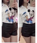 Hình ảnh: Áo sơ mi hình mickey hot ...