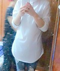 Hình ảnh: Áo sơ mi dáng dài cổ trụ Buberry