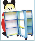 Hình ảnh: giá thư viện gấu đỏ   