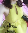 Hình ảnh: Đầm xoè cổ yếm hở lưng