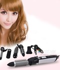 Hình ảnh: Máy sấy tóc tạo kiểu đa năng 6 món, lược điện làm xoăn dập xù là thẳng mới, máy làm xoăn 3 ống , máy làm tóc