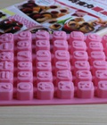 Hình ảnh: Khuôn silicon chữ cái
