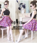 Hình ảnh: Đầm xoè ba lỗ hoa