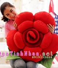 Hình ảnh: Gối ôm hình hoa hồng, gối hoa hông, gối tựa lưng, gối sofa, gối để phòng khách, phòng ngủ