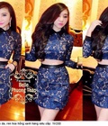 Hình ảnh: Sét ren croptop váy viền da