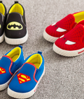 Hình ảnh: Giày lười Avenger, giày lười batman, giày lười Superman vs giày lười spiderman cho các bé đủ size từ 26 35