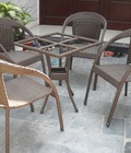 Hình ảnh: bàn ghế nhựa giả mây giá rẻ nhất