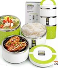 Hình ảnh: Hộp Cơm Giữ Nhiệt 3 Tầng Lunch Box Cao Cấp tiện lợi giảm giá