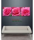 Hình ảnh: Tranh bộ nghệ thuật hoa Hồng DH781A (kích thước 95x60cm)    