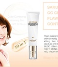 Hình ảnh: CC Cream Sakura Kem dưỡng trắng da, trang điểm , chống nắng