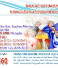 Hình ảnh: Đại học Sư phạm Hà Nội tuyển sinh liên thông Sư phạm đợt 2 năm 2015