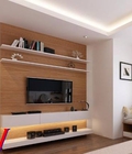 Hình ảnh: nội thất quang dũng chuyên thi công vách trang trí kệ treo tường
