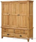 Hình ảnh: Tủ quần áo gỗ sồi 3 cánh x 5 ngăn kéo, xuất khẩu