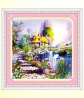 Hình ảnh: Tranh ruy băng mã: C-0069(65x65cm)