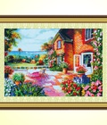 Hình ảnh: Tranh ruy băng phong cảnh mã: C-0184(55x75cm)