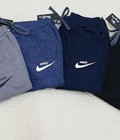 Hình ảnh: Quần baggy vải thun nỉ da cá co giãn thoải mái, kiểu dáng thể thao