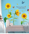 Hình ảnh: Decal trang trí hoa hướng dương 