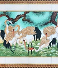 Hình ảnh: Gạch trang trí phong thủy tranh đàn sếu