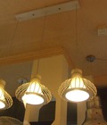 Hình ảnh: Đèn thả kiểu lồng mây