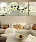 Hình ảnh: Tranh bộ treo tường hiện đại MC007 (kích thước 120x50cm)   