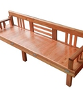 Hình ảnh: Giường ghế gấp gỗ xoan (Vecni) (Mã: GG-06)