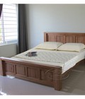 Hình ảnh: Giường gỗ Sồi Mỹ tự nhiên
