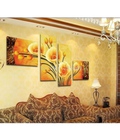 Hình ảnh: Bộ tranh sơn dầu hiện đại SD152 (kích thước 140x80cm)   