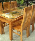 Hình ảnh: Bộ bàn ăn gỗ sồi giá rẻ GBA025