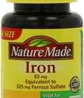 Hình ảnh: Nature made Iron 65mg, bổ sung sắt. Chính hãng từ Mỹ
