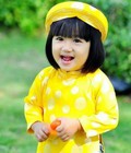 Hình ảnh: Bán buôn bán lẻ áo dài trẻ em gấm thái tuấn chất liệu đẹp, giá rẻ tại Hà Nội