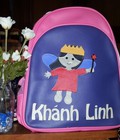 Hình ảnh: Ba lô thiết kế với tên và số điện thoại.