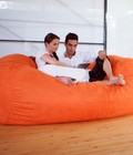 Hình ảnh: Ghế lười hạt xốp Omely Bean Bag Sofa đôi