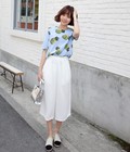 Hình ảnh: Diện đồ sành điệu với quần culottes