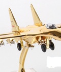 Hình ảnh: Mô hình máy bay Phản lực SU27 Mạ Vàng