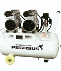Hình ảnh: Máy nén khí không dầu Pegasus giá rẻ, giảm âm, chống ồn