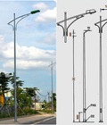 Hình ảnh: Các loại cột thép bát giác liền cần đơn 9m, 8m, 7m ,cột đèn cao áp chiếu sáng