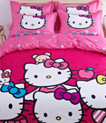 Hình ảnh: Bộ drap giường Hello Kitty, Mẫu 06