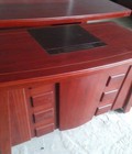 Hình ảnh: Thanh lý Bàn giám đốc sơn PU 1m4 , mới