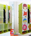 Hình ảnh: Tủ treo quần áo đa năng 12 ô kệ giày dép