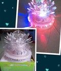 Hình ảnh: Đèn LED hoa sen kèm cầu xoay