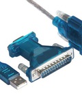 Hình ảnh: Cáp USB to Com RS232 Z TEK kèm theo card 9 chân ra 25 chân Giá Cực Rẻ Long Biên, Hoàn Kiếm, Đống Đa.