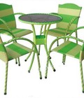 Hình ảnh: bàn ghế cafe giá mây giá rẻ