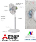 Hình ảnh: Quạt lửng 5 cánh Mitsubishi R30HR model 2015 đã về kho Minh Giang .. Liên hệ ngay để có giá tốt nhất