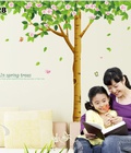 Hình ảnh: Decal dán tường cây hoa mùa xuân