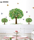 Hình ảnh: Decal dán tường ba cây xanh nhỏ