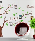 Hình ảnh: Decal trang trí phòng khách cây khung ảnh nhỏ