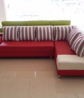 Hình ảnh: Sofa phòng khách sọc đỏ xanh