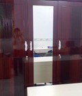 Hình ảnh: tủ áo 3 cánh MDF ,màu đỏ đô,chống trầy,thấm nước