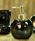 Hình ảnh: Bộ đồ dùng nhà tắm hình chữ U ( Đen)  