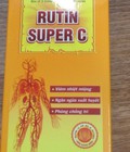 Hình ảnh: Rutinsuper C : Bổ sung các VTM tăng khả năng đàn hồi cho hệ thống mạch máu, tăng cường sức đề kháng.